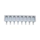 Forma De Silicone Com 8 Cavidades Para Sorvete, DIY, Para Fazer Sobremesas Caseiras, Cubos De Gelo E
