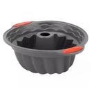 Forma de Silicone com Furo no meio Livre BPA forma para Pudim Bolo