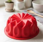 Forma de Silicone Decorada Para Bolo Sobremesas Air Fryer 22cm