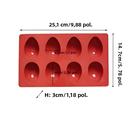 Forma De Silicone Em Formato De Ovo De Dinossauro 1/2 Peças, Bandejas De Cozinha 3D Para Páscoa,
