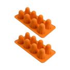 Forma De Silicone Flexível Para Gelatina De Fantasma Assustador, Fácil De Desenformar, Para Bolo,