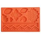 Forma De Silicone Flor Folhas Molduras para Decorar