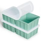 Forma de Silicone GGOW para Freezer 500ml com Tampa para Cubos de Sopa