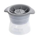 Forma De Silicone Grande Redonda Para Gelo, Congelador Rápido, Molde Esférico Para Uísque,