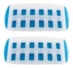 Forma De Silicone Ice Gelo Cubo 12 Cubos Drink Whisky Bebida