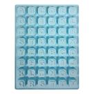 Forma de Silicone Letras Domni