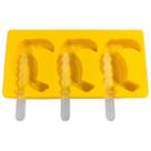 Forma De Silicone Molde Picolé Tucano Sorvete Com Tampa