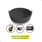Forma de silicone para air fryer antiaderente reutilizável