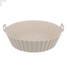 Forma De Silicone Para Air Fryer Forno Microondas Fritadeira Assadeira Reutilizável Antiaderente Flexível