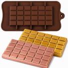 Forma de Silicone para Barra de Chocolate Profissional Antiaderente