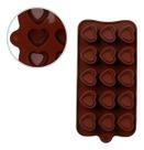 Forma de Silicone para Bombom - Formato coração