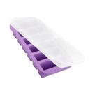 Forma De Silicone Para Cubos De Gelo Com Tampa, Recipiente Para Armazenamento De Alimentos, Para