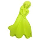 Forma de Silicone Para Doces Torta Pudim Bolo Cozinha Princesa Verde Kit 3 Unidades