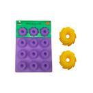 Forma de Silicone para Tortinhas em Padrão Tornado - 6 cavidades - 1 unidade - Prime Chef - Rizzo
