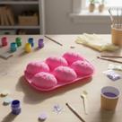 Forma De Silicone Páscoa Ovos M Para Chocolate