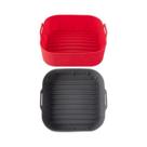 Forma de Silicone Quadrada para Air Fryer 16x16x7,3cm Antiaderente Resistente Até 220C
