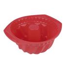 Forma de Silicone Redonda para Bolo Vermelha Mor