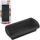 Forma de silicone retangular para bolo / pao grafite 26,5x14x6cm - WELLMIX