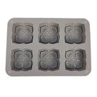 Forma de Silicone Sabonetes Saboaria Floral Arabesco