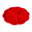 Forma de Silicone Waffle Chocolate Ovo Air Fryer 5 Cavidades