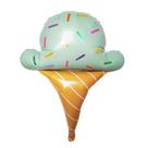 Forma de sorvete de desenho animado Mylar Balloon para aniversário de crianças