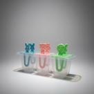 Forma De Sorvete Plastico 6pç Picole Bichinhos Infantil