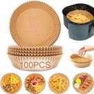 Forma Descartável Para Air Fryer 16cm Kit 100 unid Papel
