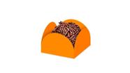 Forma Doce 4 Petalas N7 Laranja Neon C/50 Plac