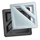 Forma Dupla Face Cobogó 40x40cm - Modelo Slit - Ref. 520 - Ideal para Construção e Decoração Forma Dupla Face Cobogó 40x40cm - Modelo Slit - Ref. 520 - Ideal para Construção e Decoração