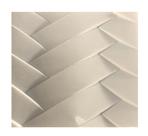 Forma Em Abs Virgem 1,5mm Para Gesso Em 3d (espinha De Peixe)