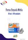 Forma empada 80 ml c/100 unid. - Mello - empadinha, doces, salgados, sobremesa (9251)