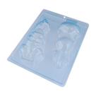 Forma Especial 3 Partes Coelho Frente Trás - Ref. 9892 - 1 unidade - BWB - Rizzo