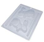 Forma Especial Coelho Que Pula 3 Partes com Silicone de 115g