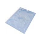 Forma especial com silicone 3 partes porta joia coelho cod 10340 Bwb