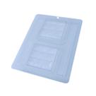 Forma especial com silicone 3 partes tablete quadrado cod 10614 Bwb