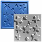 Forma Estrelas Borracha E Plástico Placa Gesso - Lindissímo