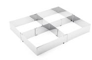 Forma Extensível 4 Quadrados 24X20,5X6cm - HERCULES Forma Extensível 4 Quadrados 24X20,5X6cm - HERCULES