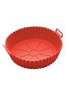 Forma Forro de Silicone para Airfryer - 20x4,5cm - Petrin. Cozinha Prática e Sem Sujeira com Alimentação Saudável