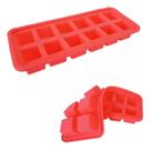 Forma Gelo Chocolate Sabonetes Silicone 12 Cubos Kehome