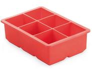 Forma Gelo Grande Silicone Vermelho 16.5 cm Mimo SN19063