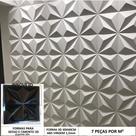 Fôrma Gesso 3d Cristais 40x40cm Abs 1,5mm Molde para Gesso/cimento 3d 608