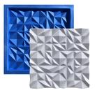 Forma Gesso Placa 3D Plástico & Eva - Esmeralda