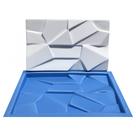 Forma Gesso Plástico e Borracha Placa 3D - Cristal