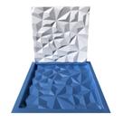 Forma Gesso Plástico e Borracha Placa 3D - Diamante