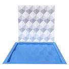 Forma Gesso Plástico e Borracha Placa 3D - Hexágono