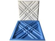 Forma Gesso Plástico e Borracha Placa 3D - Xis
