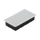 Forma Grande De Silicone Para Cubos De Gelo Com Tampa, Bandeja De Gelo Com 4/6/8/15 Cavidades Para