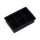 Forma Grande De Silicone Para Cubos De Gelo Com Tampa, Bandeja De Gelo Com 4/6/8/15 Cavidades Para