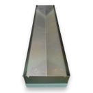Forma Manual De Aço Para Produção Própria De Chapéu Pingadeira 15x65cm Acabamento Muros