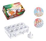 Forma Manual Modeladora Para 8 Coxinhas Fábrica de Coxinhas